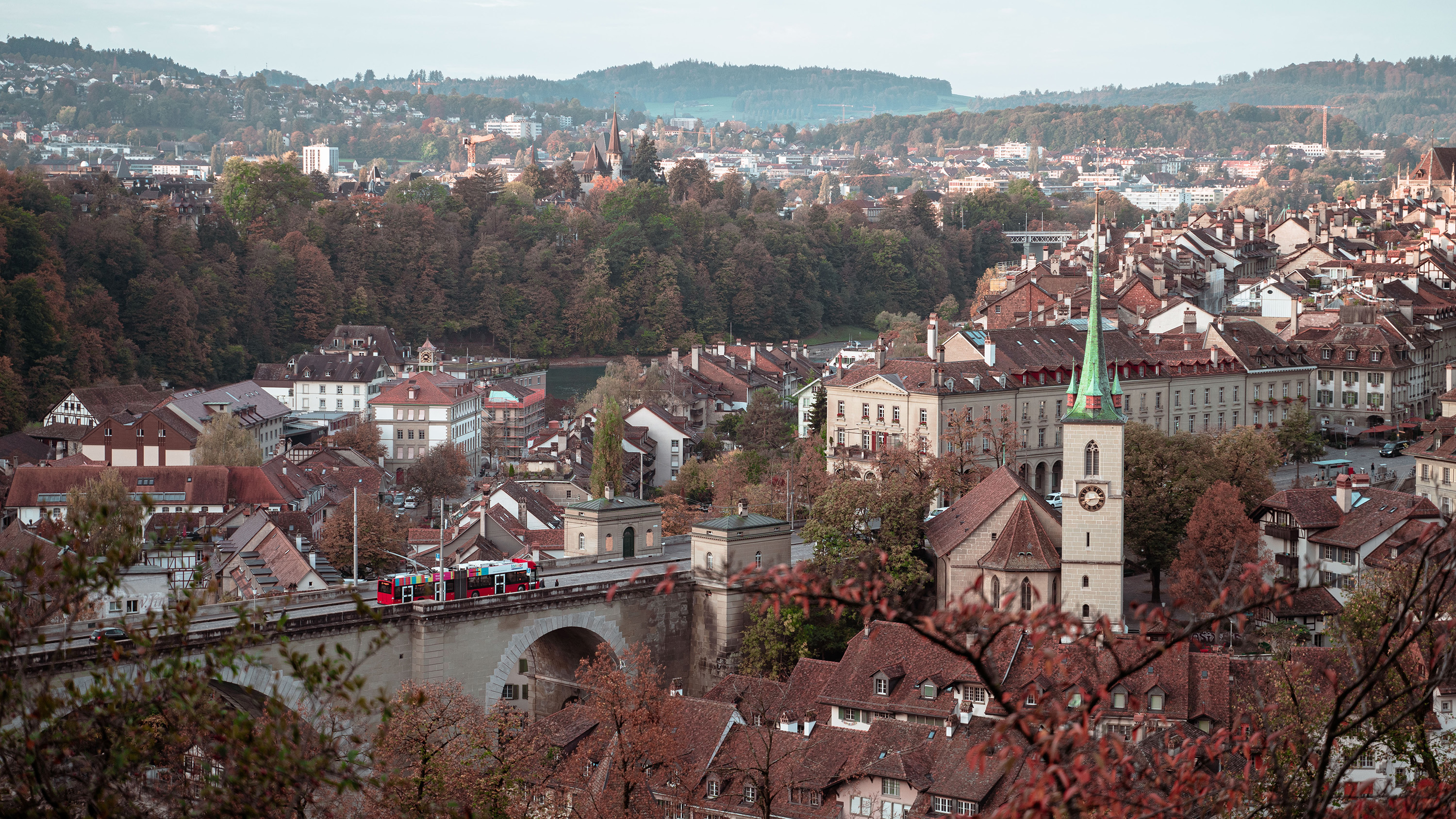 Blick auf die Berner Altstadt