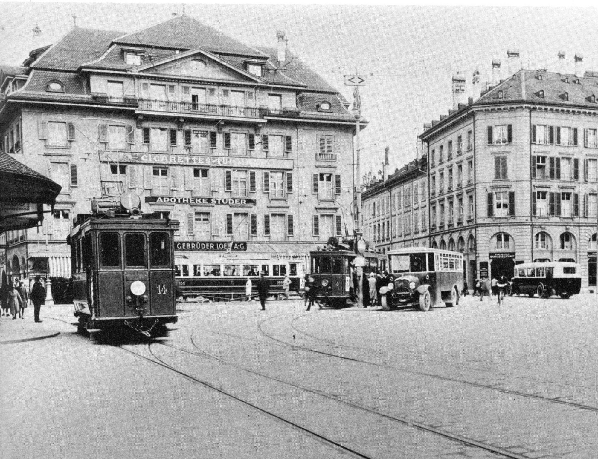 Bubenbergplatz vor 1930