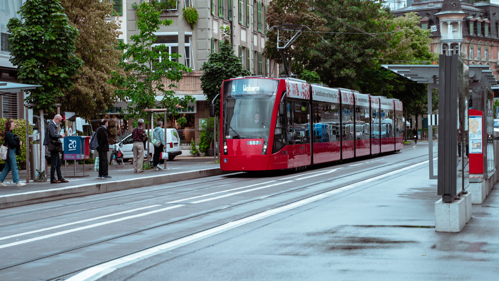 Viktoriaplatz Tram Linie 9