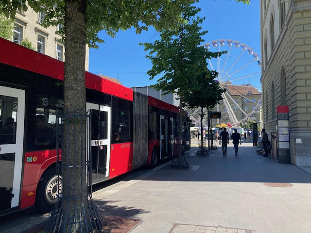Haltestelle Bundeshaus Linie 10